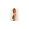 Nuisette noire longue grande taille 